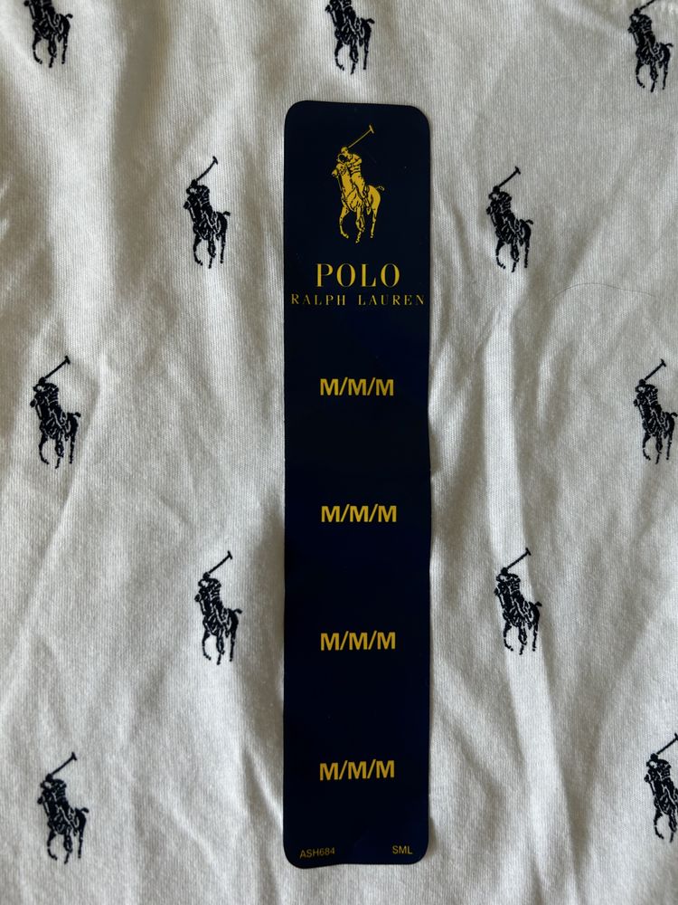 Футболка Polo RALPH LAUREN All Over Pony TEE WHITE