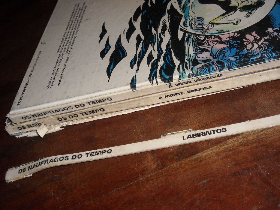 Livros BD Banda desenhada antigos - Naufragos do Tempo