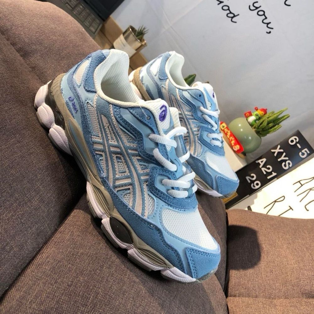 Кросівки Asics Gel-Nyc Асікс Голубі Класні Зручні На Літо