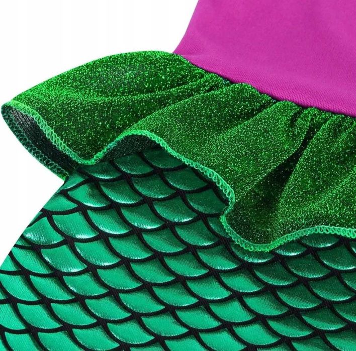 Kostium Mała Syrenka Ariel Arielka, r. 140 przebranie