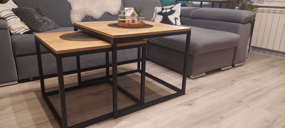 Stoliki loftowe kawowe