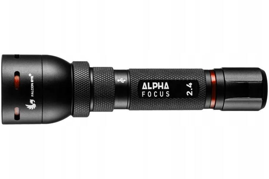 Latarka Falcon Eye Alpha 2.4 1000 lm - zestaw z aku+bat