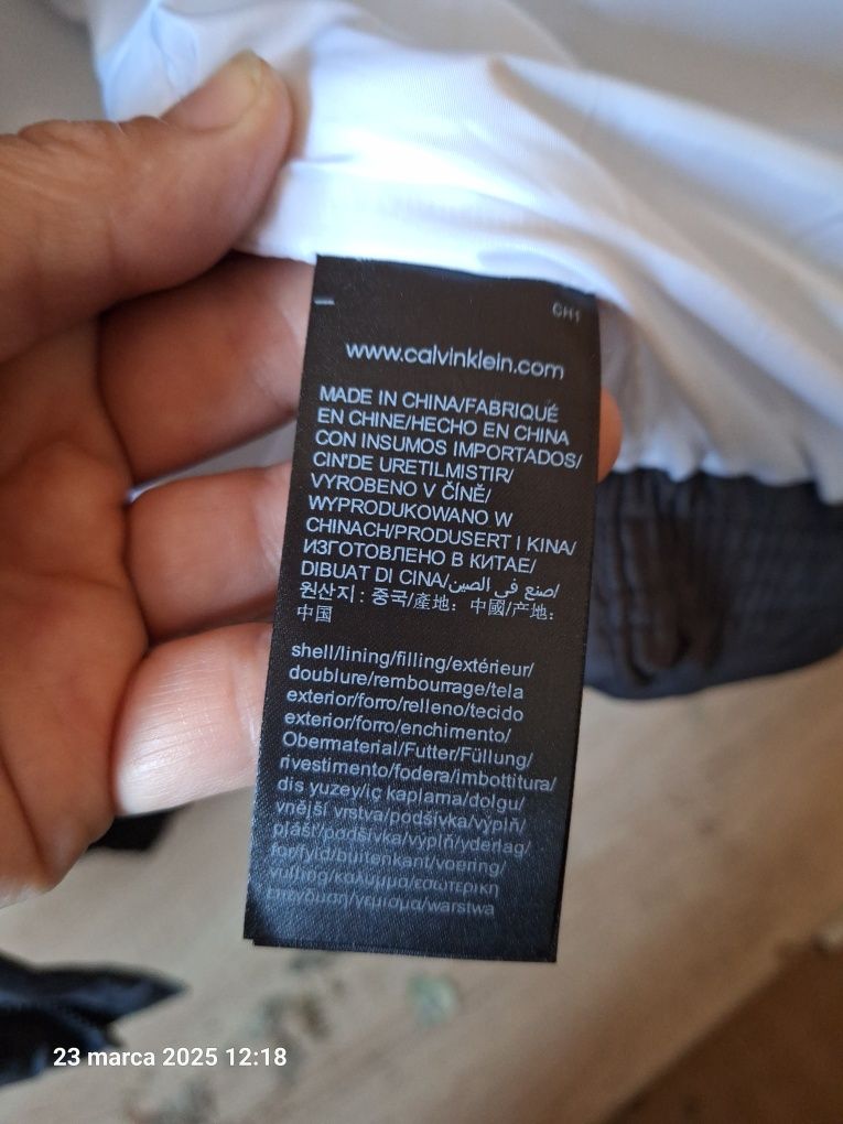Cieplutka kurtka męska Calvin Klein