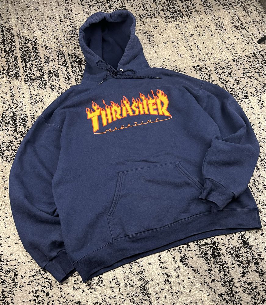 Худи Thrasher Кофта Свитшот sk8 y2k зипка Rap