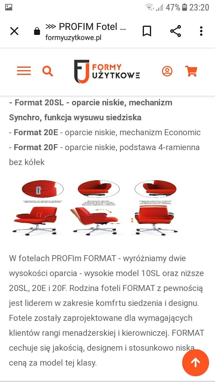 Fotel obrotowy ergonomiczny fotel biurowy