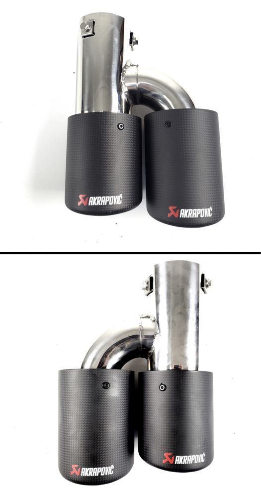 Насадка Akrapovic акрапович карбон выхлоп труба глушитель 63/89