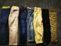 Paka 7 par spodni, joggery, dresy, slim, H&M, rozm. 116