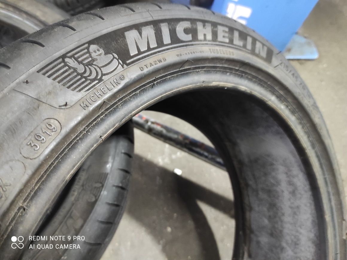 Opony letnie 215/45/18 Michelin 2019r Montaż GRATIS!Wysyłka GRATIS!