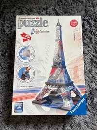 Puzzle 3D wieża Eiffel Flag Edition Ravensburger