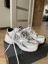 New Balance 530 Blanc Argent Marine Rozmiar 40