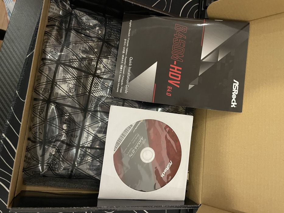 Asrock B450 материнська плата, b450m-hdv