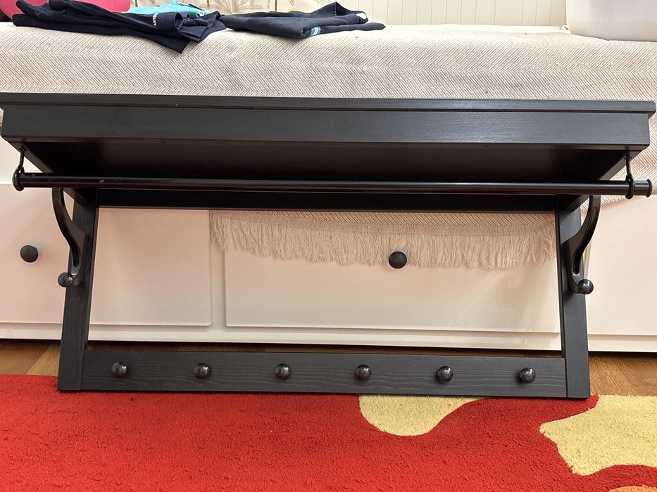 Cabide Hemnes Ikea preto