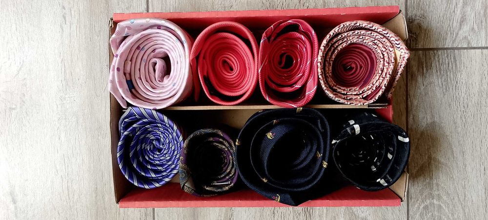 Краватки чоловічі шовкові - лот з 8 штук, галстуки мужские шелковые