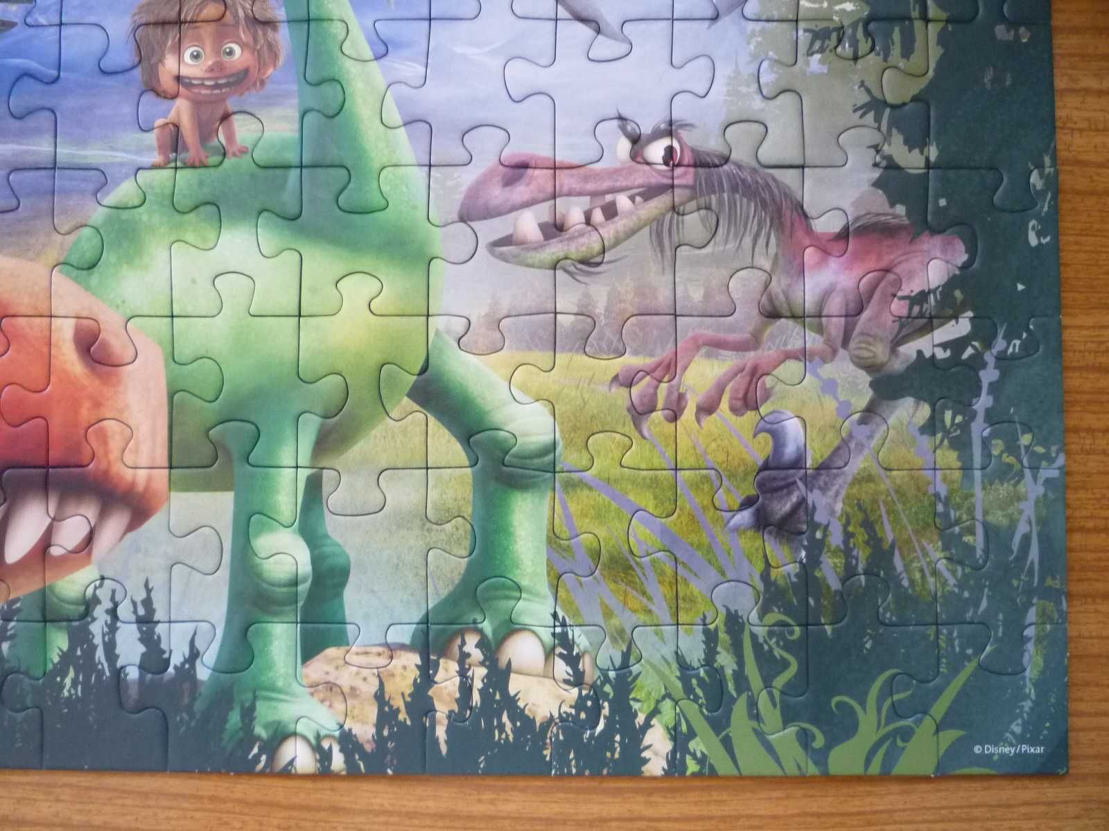 Ravensburger Puzzle XXL Dobry Dinozaur 104 Jak Nowe