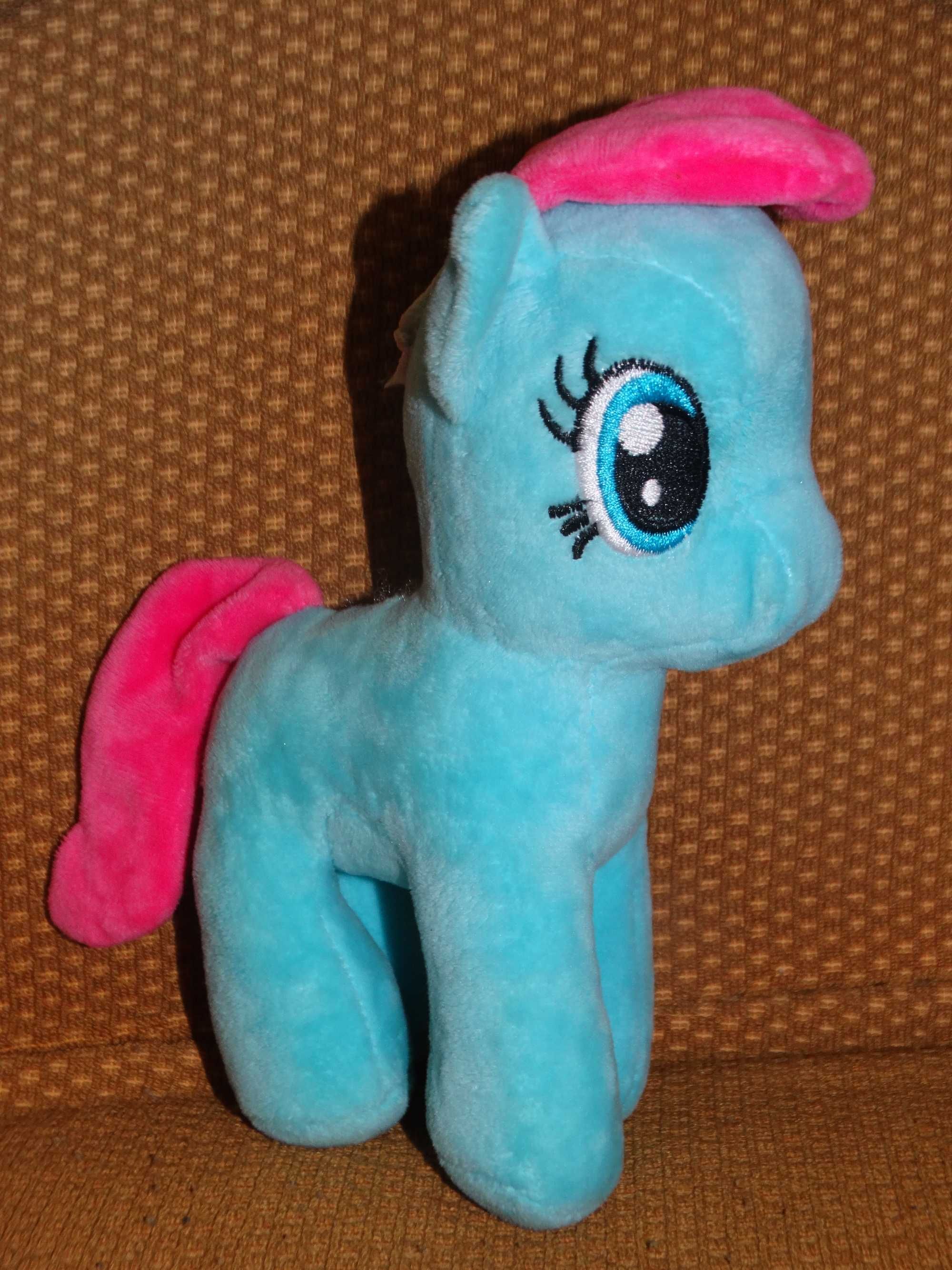 Konik Pony Niebieski Rainbow Dash Pluszak Maskotka słodki miękki 22 cm