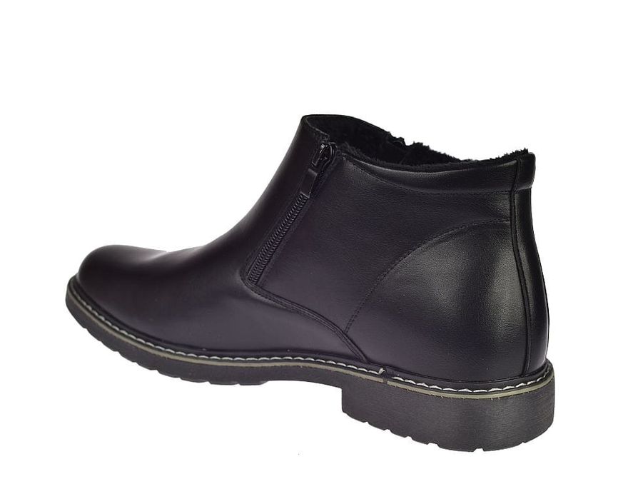 Buty męskie ocieplane botki na suwak sztyblety B-4-0707 rozm. 43