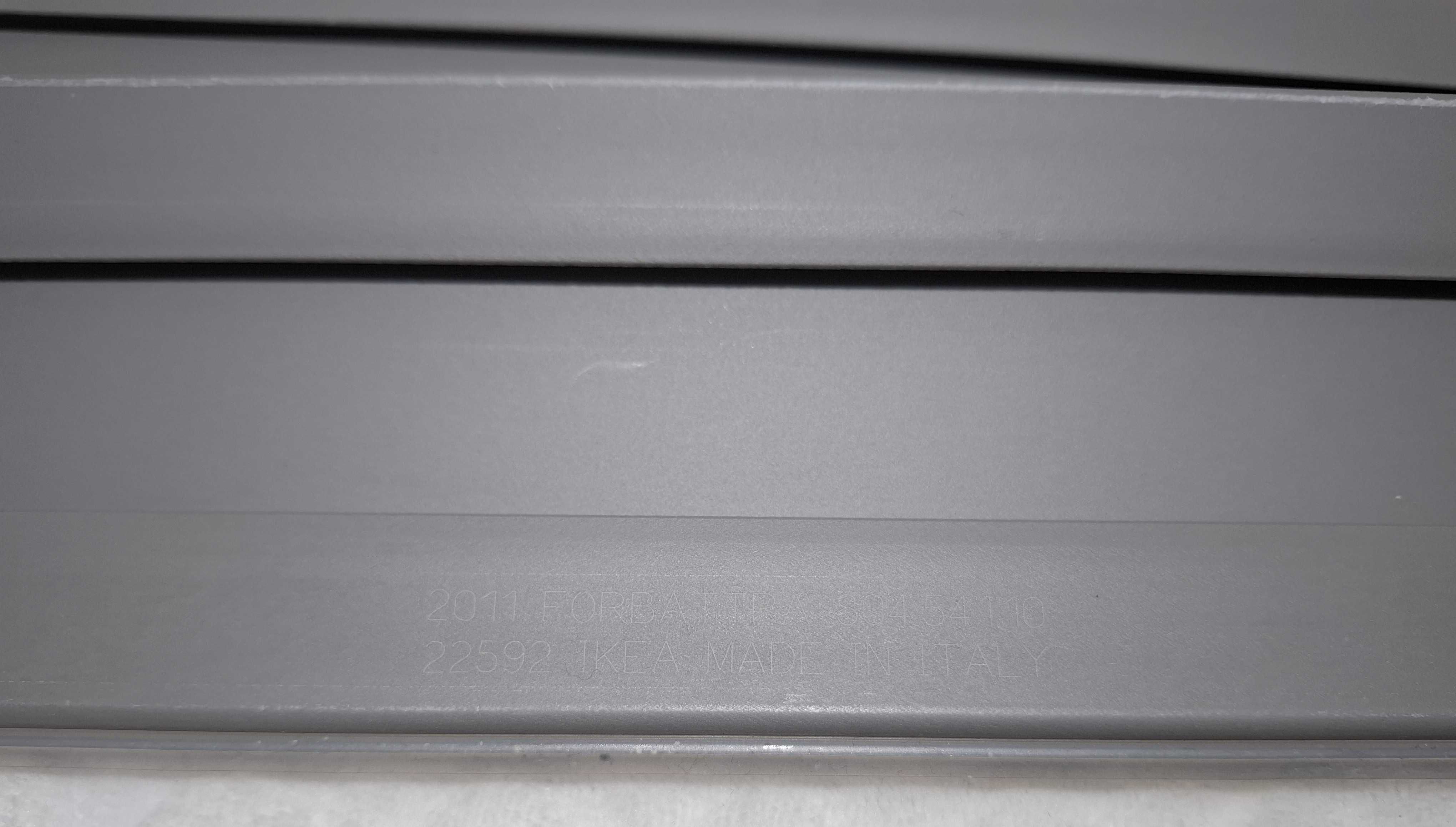 FORBATTRA cokół 220x8 (804.541.10), ciemnoszary, trzy odcinki (IKEA)