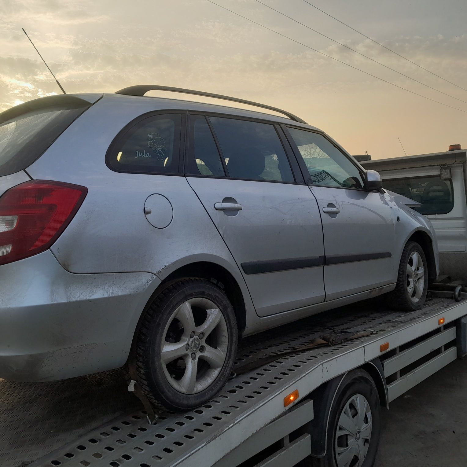 Skoda Fabia 2 na części  kolor 9156