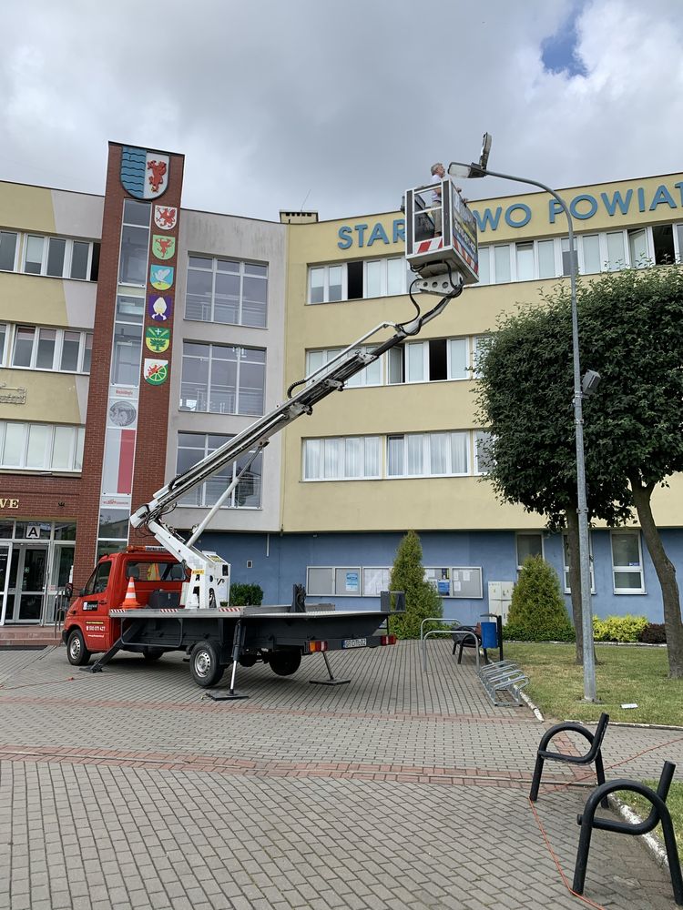 Podnośnik koszowy, zwyżka - WYNAJEM - 24/h - Tczew
