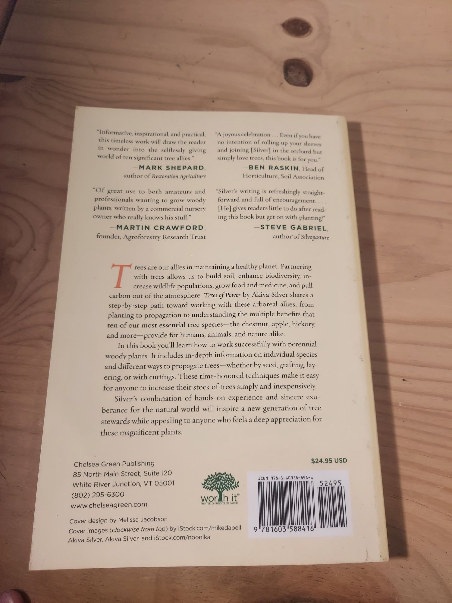 Livro "Trees of Power" de Akiva Silver – como novo