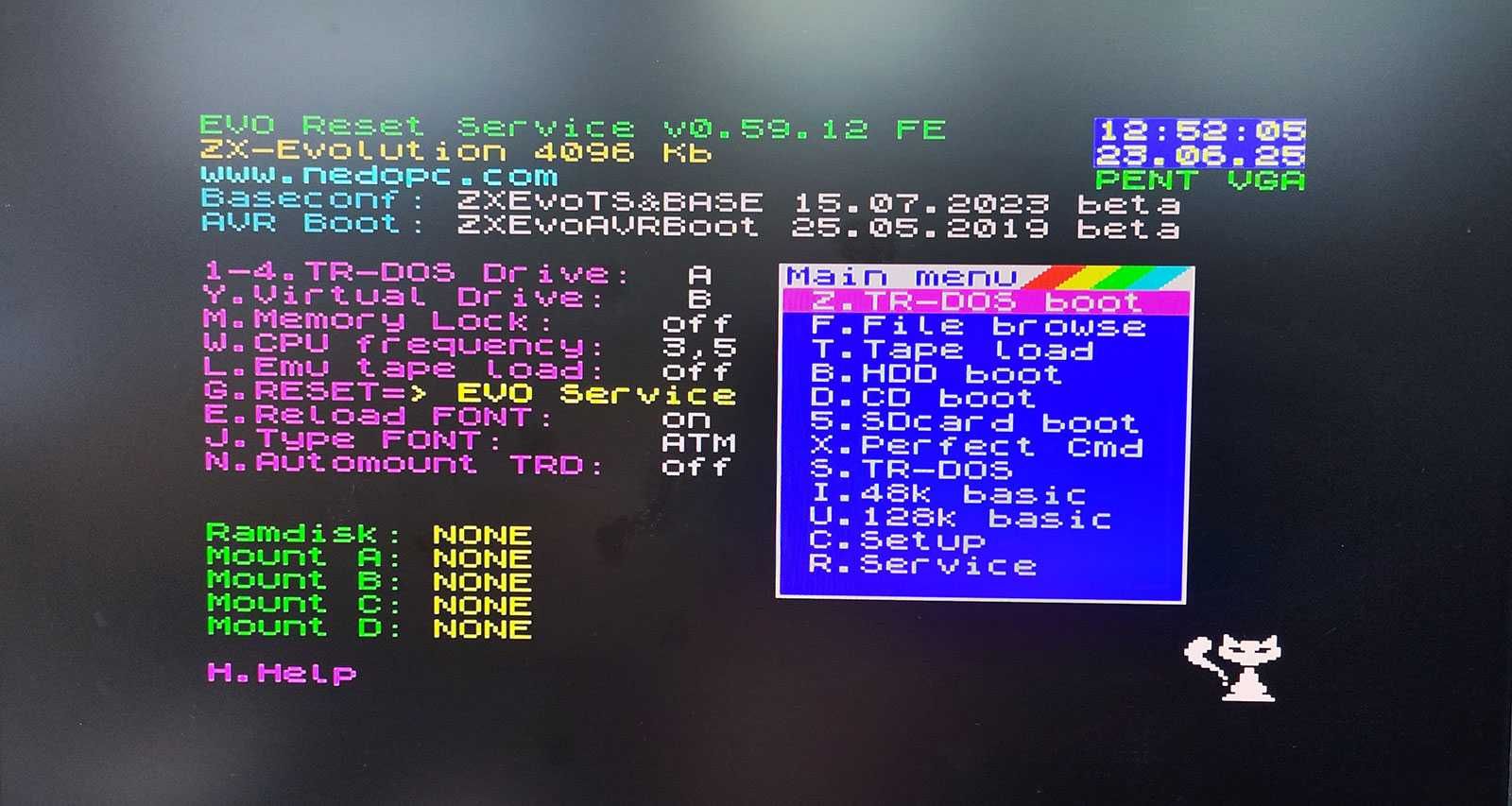 ZX Evolution, ZX Spectrum, Sinclair, Пентагон 128, Ретро-компьютер