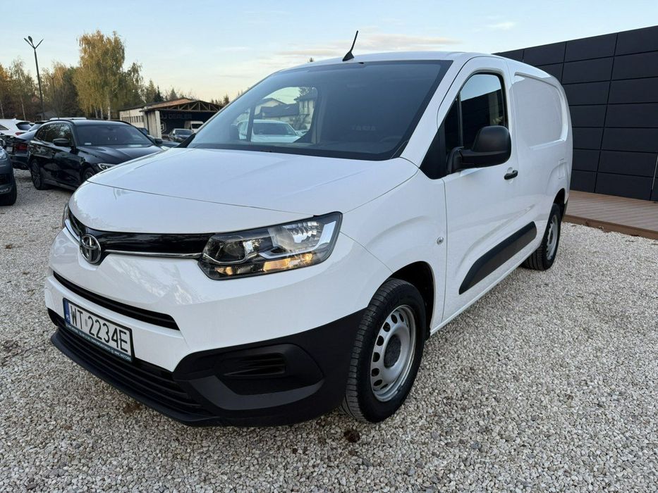 Toyota Proace City  1.5 D-4D Long 2,4t 130km, Salon PL, Serwis, Iwł, FV23%