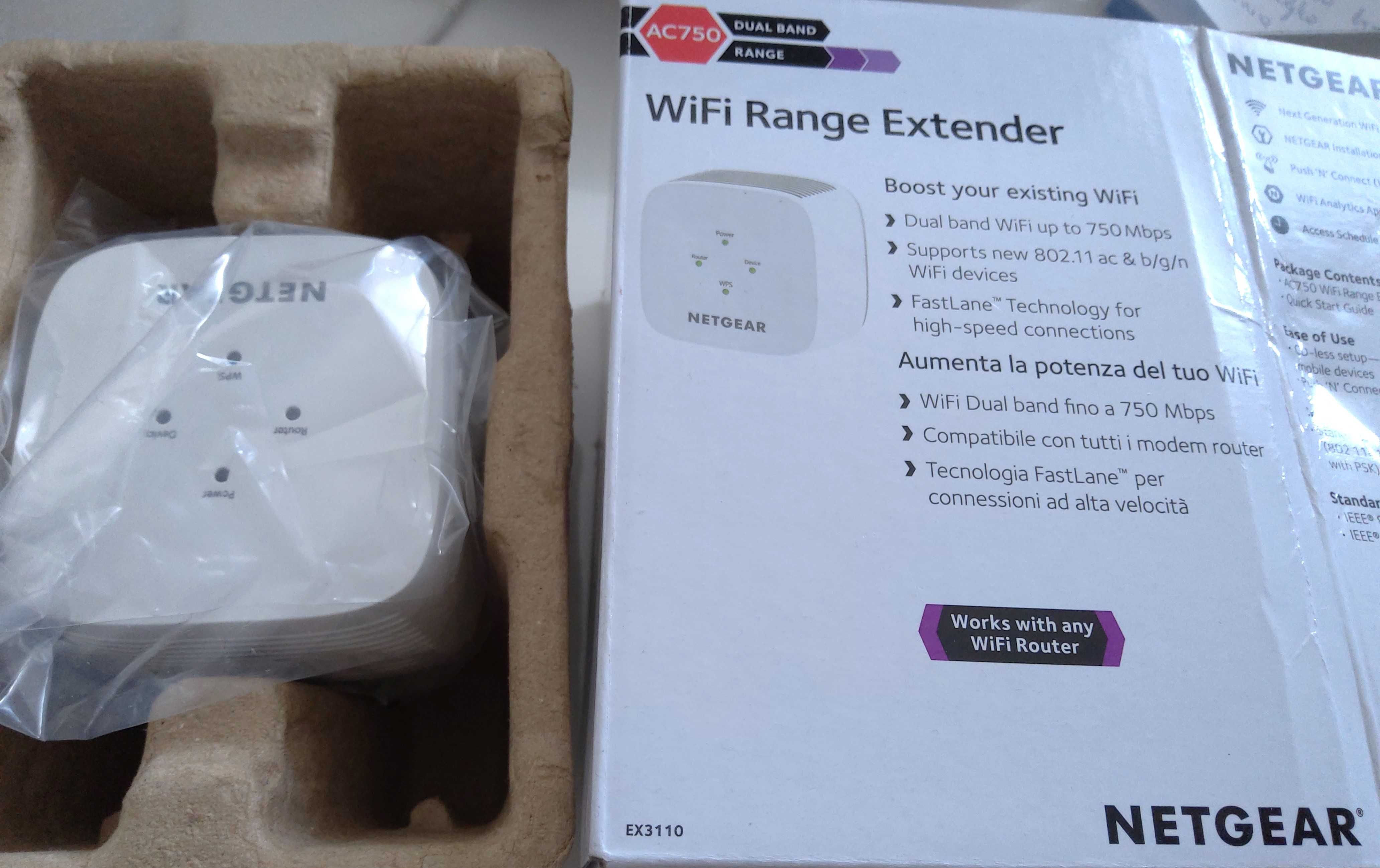 Wzmacniacz sygnału Wi-Fi Netgear EX3110