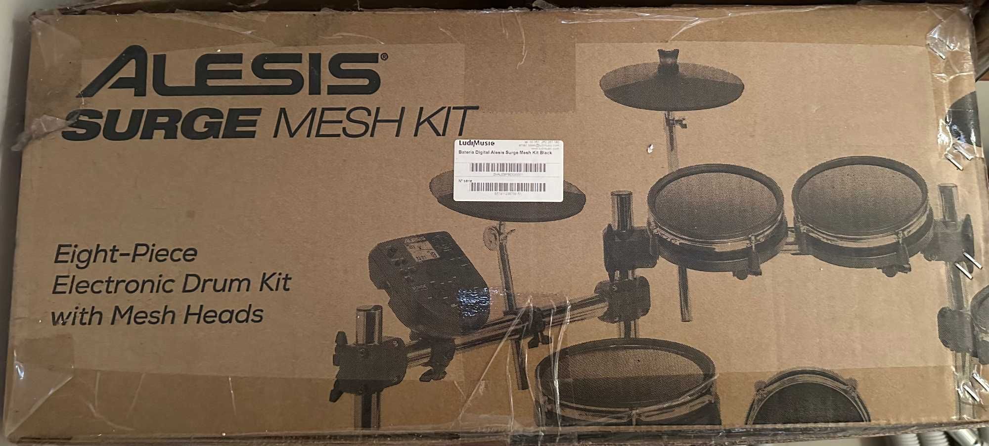 Bateria Eletrónica Alesis Mesh Kit – Pouco Uso + Caixas Originais