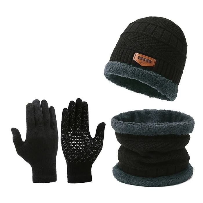 Touca / Gorro/ Luva/ Conjunto de Inverno Unissex