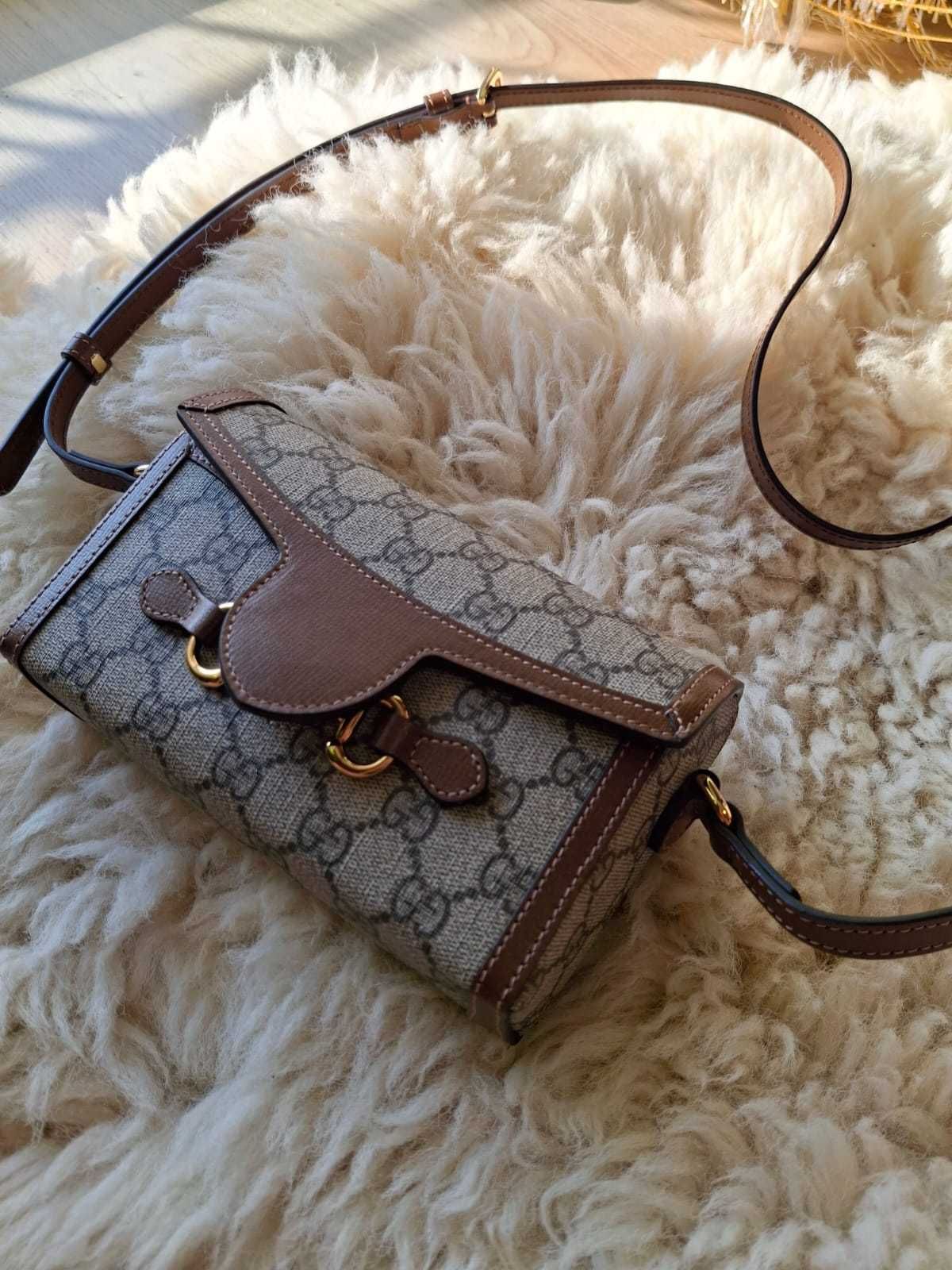 Сумка Брендова Гуччі Нова Gucci Horsebit 1955 mini bag