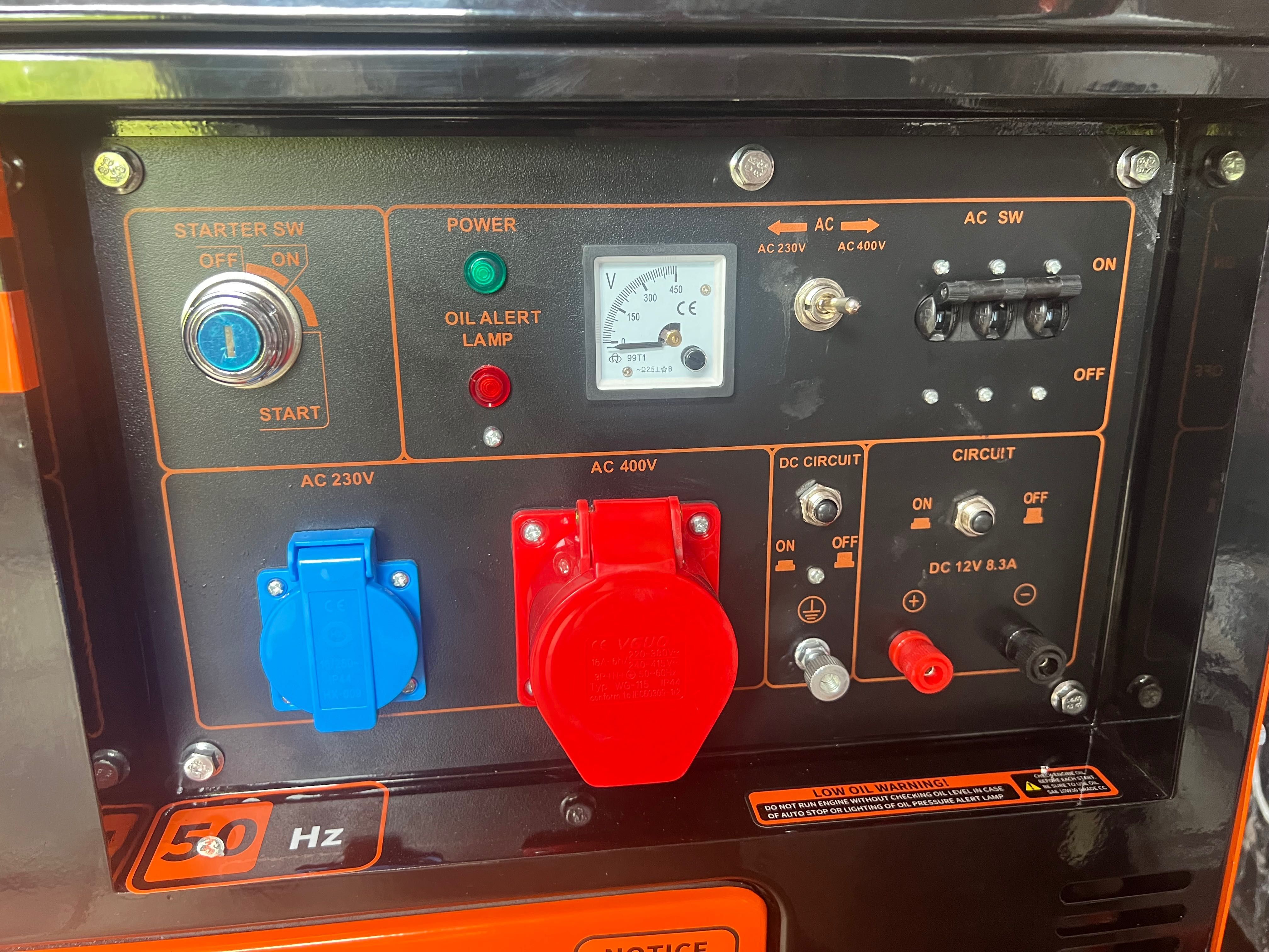 Gerador a diesel totalmente novo.