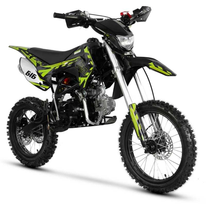 Кросовий мотоцикл XTR 616 125 см3, колеса 17/14, фара, Пітбайк, Польща