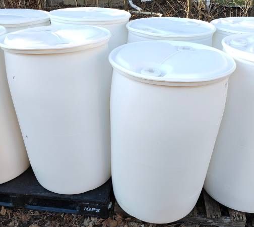 Beczki plastikowe 220l BIALE