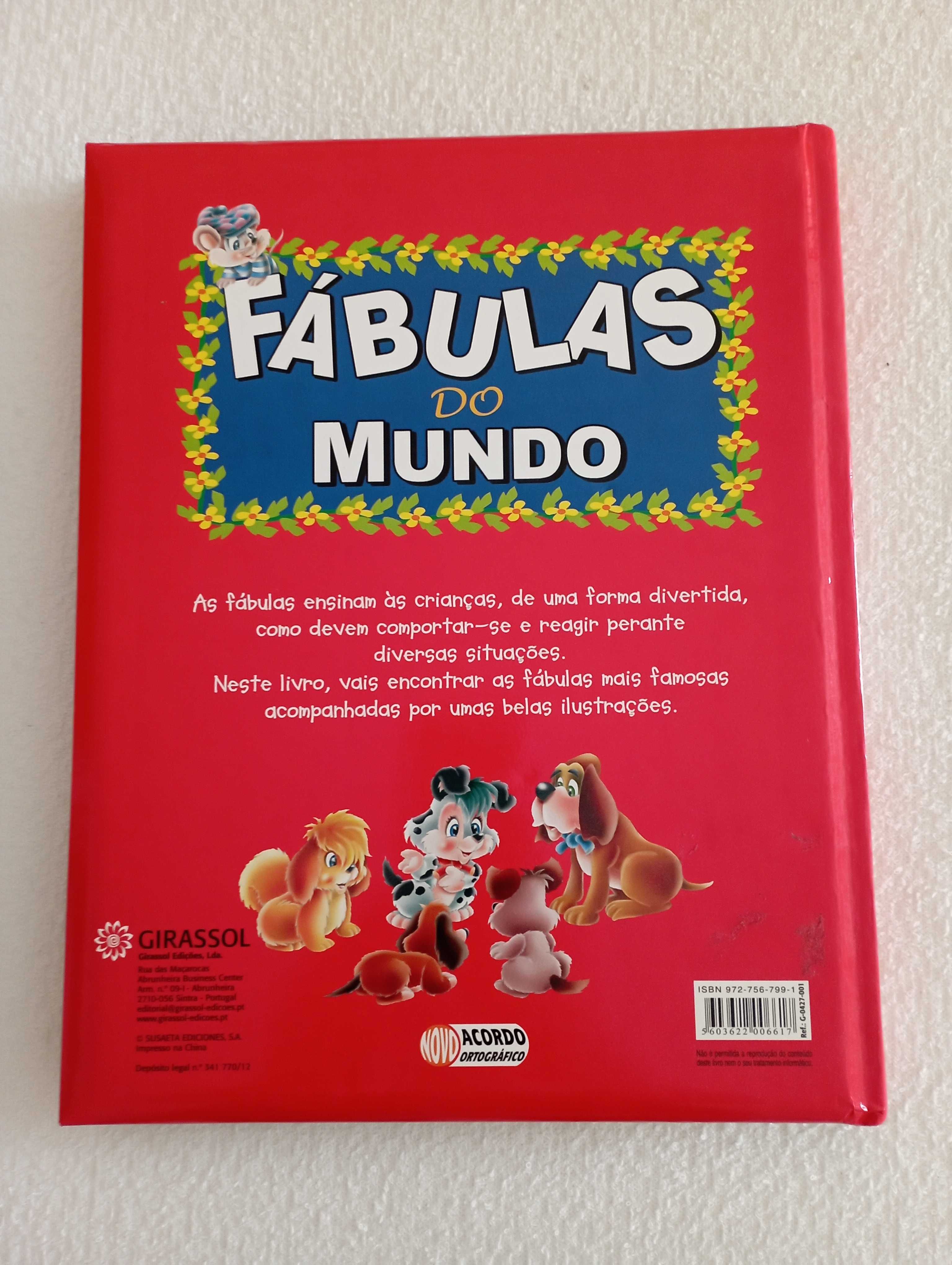 Livro Capa Dura Fábulas do Mundo