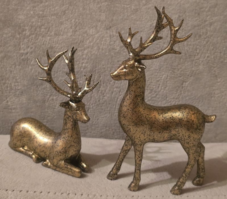 JELENIE. Piękne figurki kolekcjonerskie 2szt. NOWE. Na prezent. Łowy.