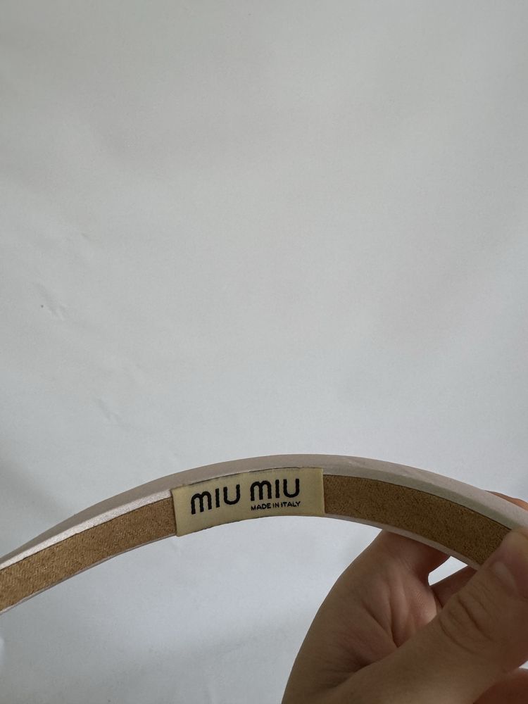 Miu Miu Обруч Made in Italy