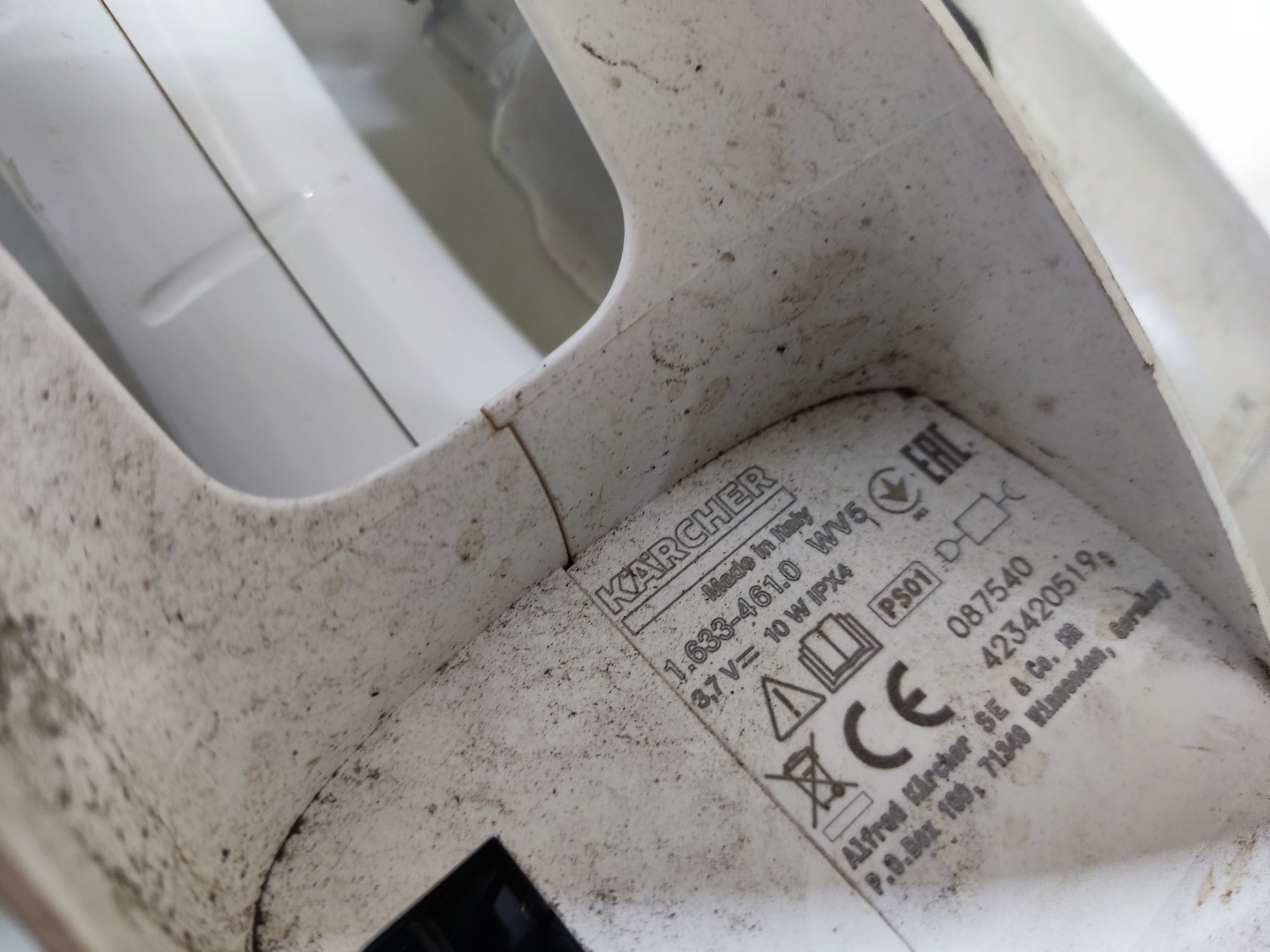 myjka ściągaczka szyb luster okien Karcher WV5 Obudowa włącznik płyta
