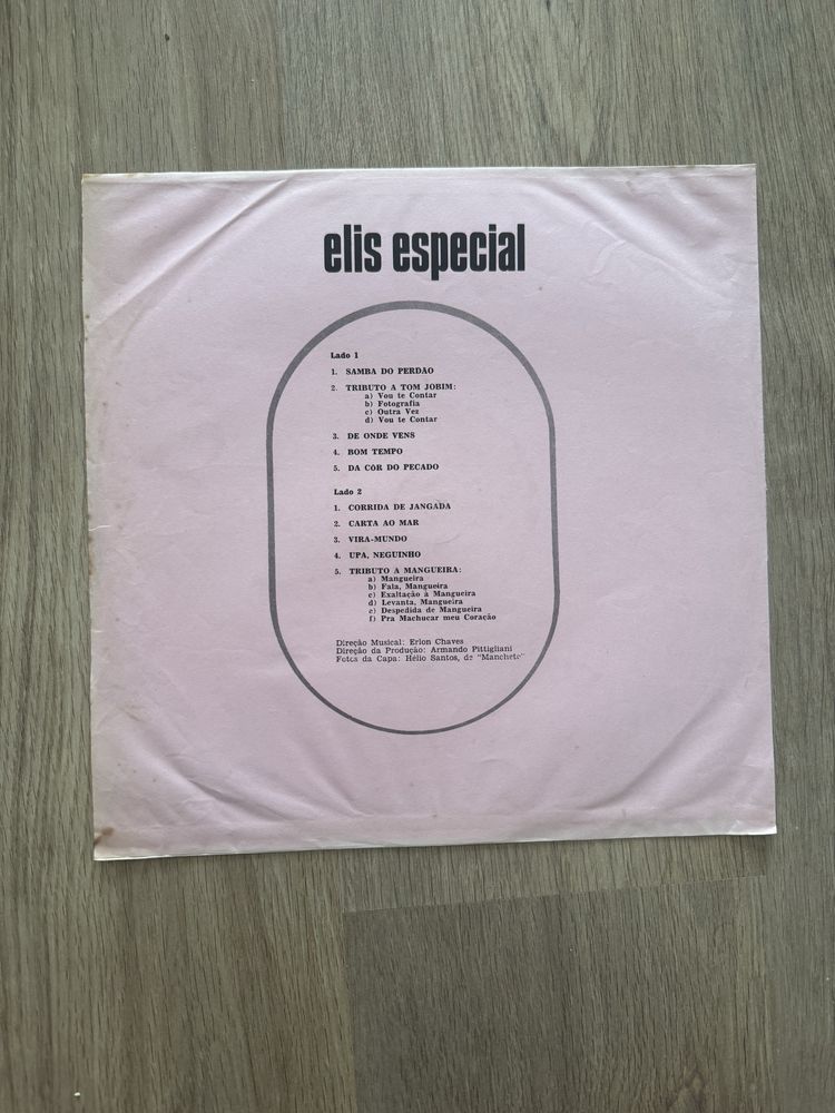 Disco Vinil Elis Regina - Elis Especial 1968 BR (contém insert)
