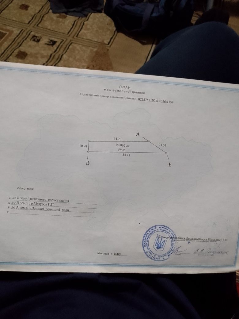Продам земельну ділянку