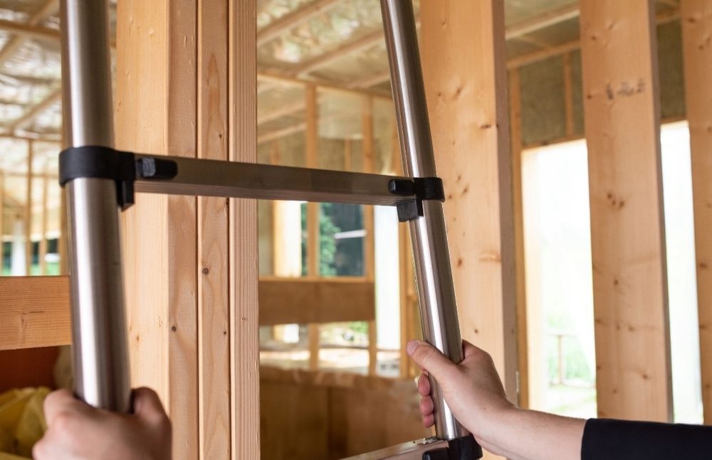 Драбина телескопічна BAULICH 11 сходинок  / Лестница 3.2м