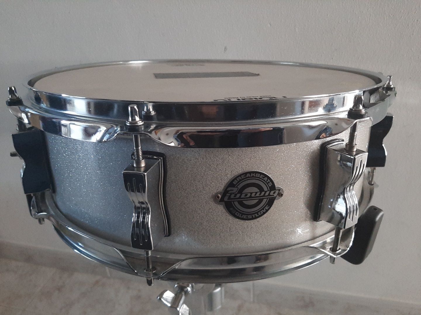 Tarola 14x5" Ludwig Breakbeat Silver Sparkle