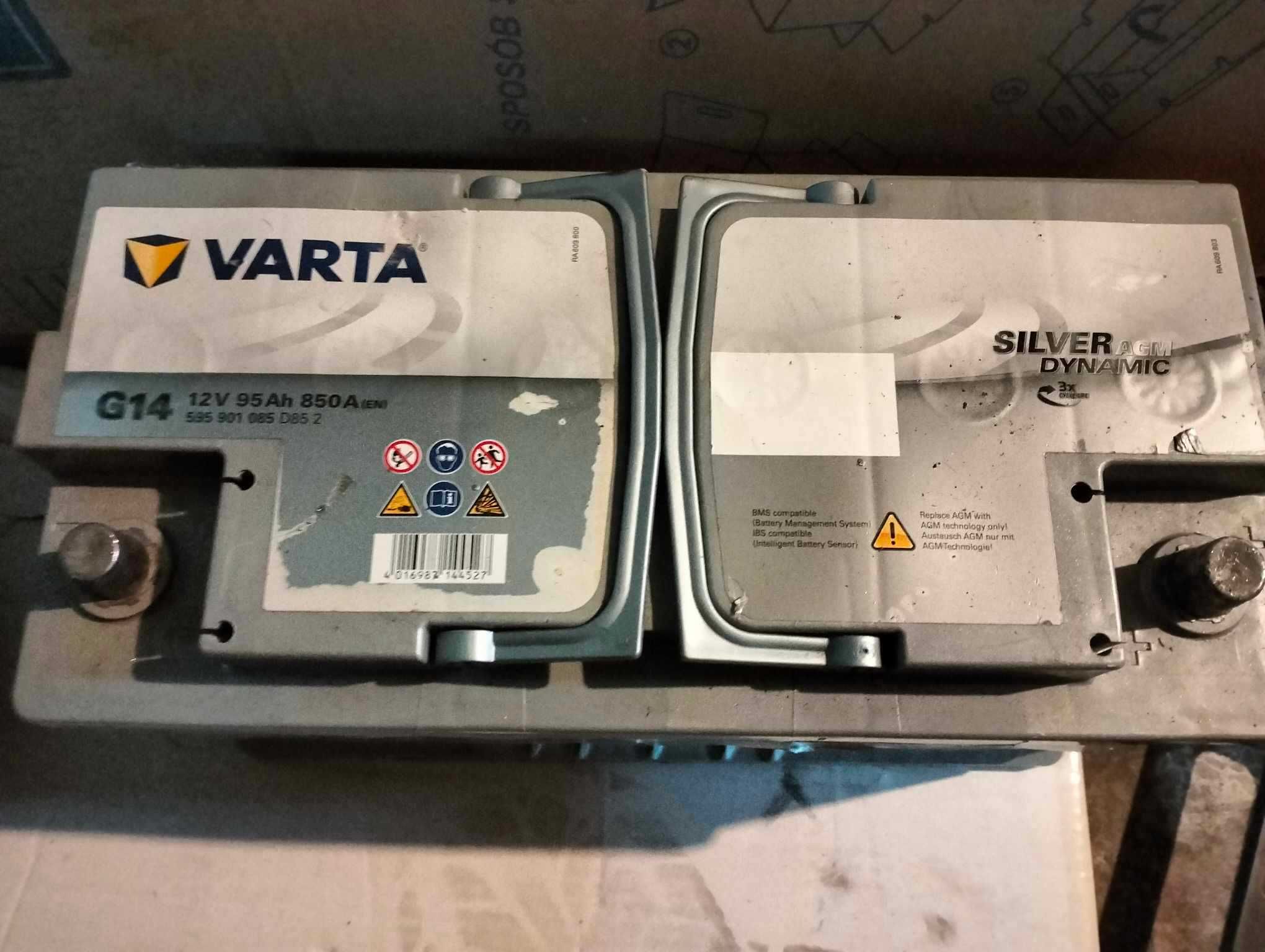 Akumulator Varta 95Ah 850 A start - stop