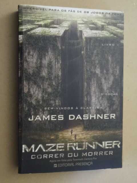 Maze Runner - Correr ou Morrer de James Dashner