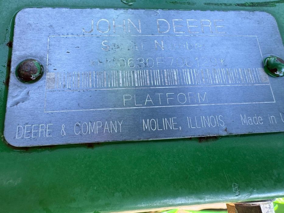 Жатка гідрофлекс з США. John deere F630 9m соєва жатка.