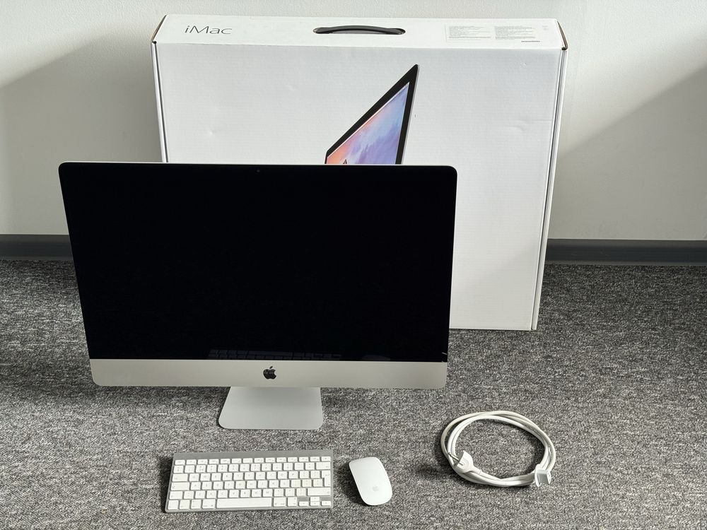 iMac 27, 5K, i5/16gb ddr4/Radeon 4GB/1TB SSD jak nowy !