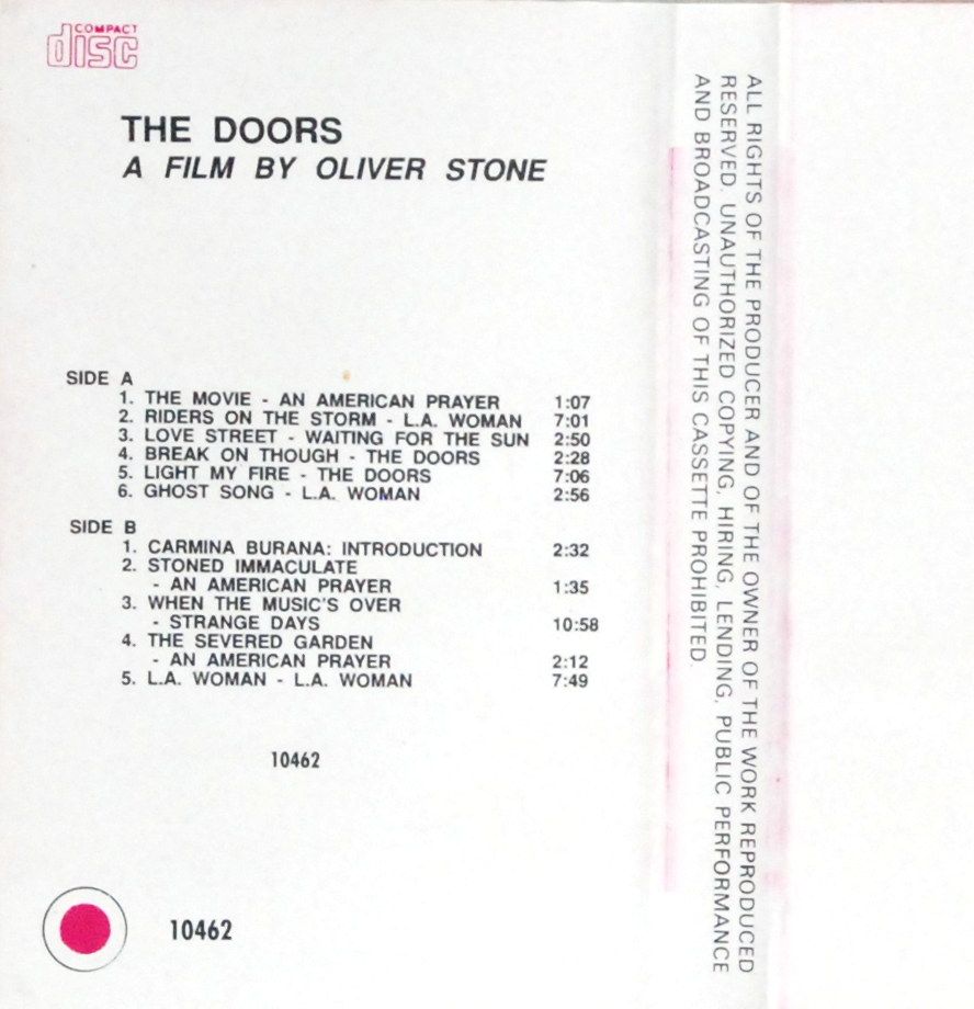 The Doors (Music From The Original Motion Picture) (kaseta) BDB