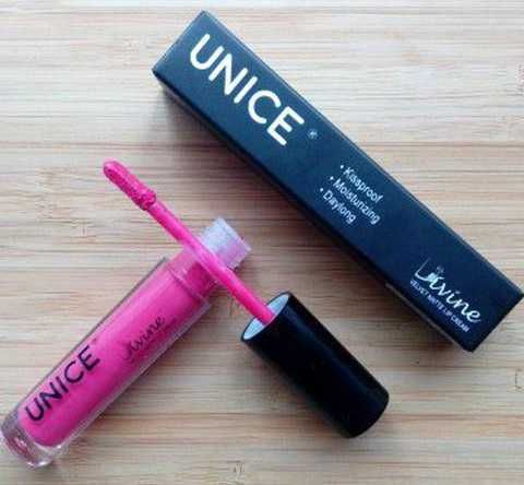 Матовая жидкая помада UNICE DIVINE Velvet Matte Cream №19 Яркая фуксия