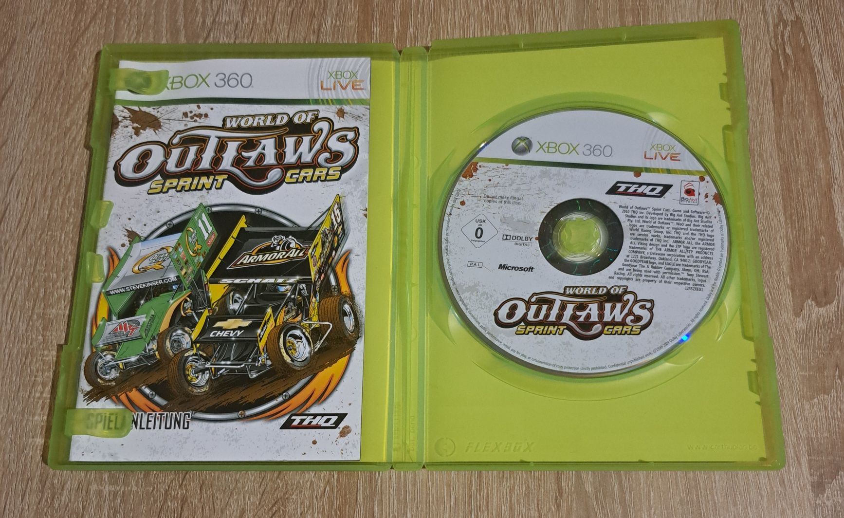 Gra World of Outlaws Sprint Cars Xbox 360 Komplet ANG