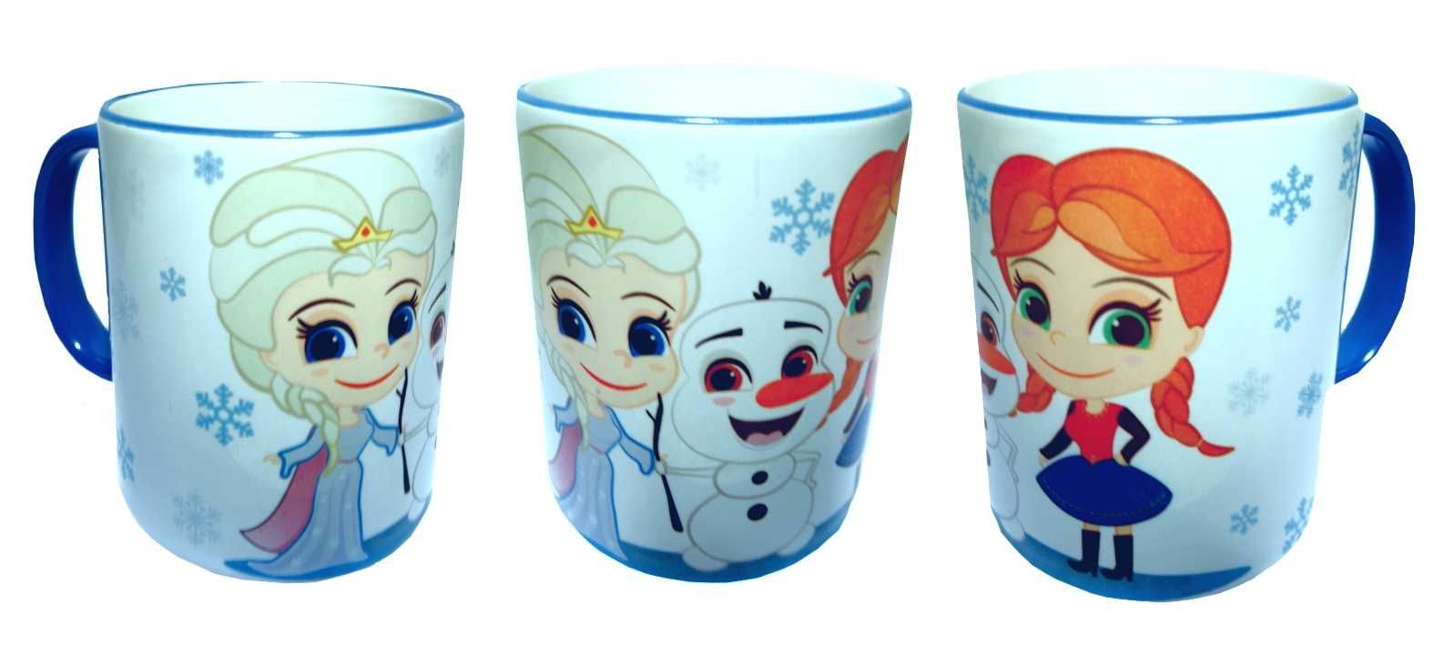 Kubek Kraina LODU Frozen niebieskie ucho + imię