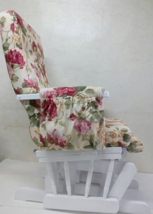 Fotel bujany , angielskie róże , na prezent